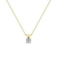 thumbnail image 1 of 1/3 CT TW Round Brilliant Diamond Pendant Necklace for Women 14K Gold (G, SI), 1 of 4
