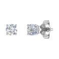 thumbnail image 1 of 1/3 Carat 4-Prong Set Diamond Stud Earrings in 14K White Gold (I1-I2 Clarity), 1 of 4