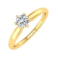 thumbnail image 1 of 1/3 Carat 6-Prong Set Diamond Engagement Ring in 10K Yellow Gold (Ring Size 7), 1 of 4