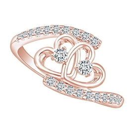 Double heart promise ring walmart sales