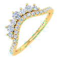 thumbnail image 1 of 1/3 Carat Diamond Anniversary Ring Enhancer in 14K Yellow Gold( Ring Size 5.5) (SI1-SI2 Clarity) - IGI Certified, 1 of 7