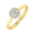 thumbnail image 1 of 1/3 Carat Diamond Engagement Ring in 14K Yellow Gold (Ring Size 10.5) (I1-I2 Clarity), 1 of 5
