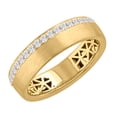 thumbnail image 1 of 1/3 Carat Diamond Unisex Wedding Band Ring in 14K Yellow Gold (Ring Size 13), 1 of 3