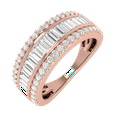 thumbnail image 1 of 1/3 Carat Halo Diamond Engagement Ring in 14K Rose Gold (Ring Size 6) (SI1-SI2 Clarity), 1 of 4
