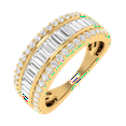 thumbnail image 1 of 1/3 Carat Halo Diamond Engagement Ring in 14K Yellow Gold (Ring Size 8) (I1-I2 Clarity), 1 of 5