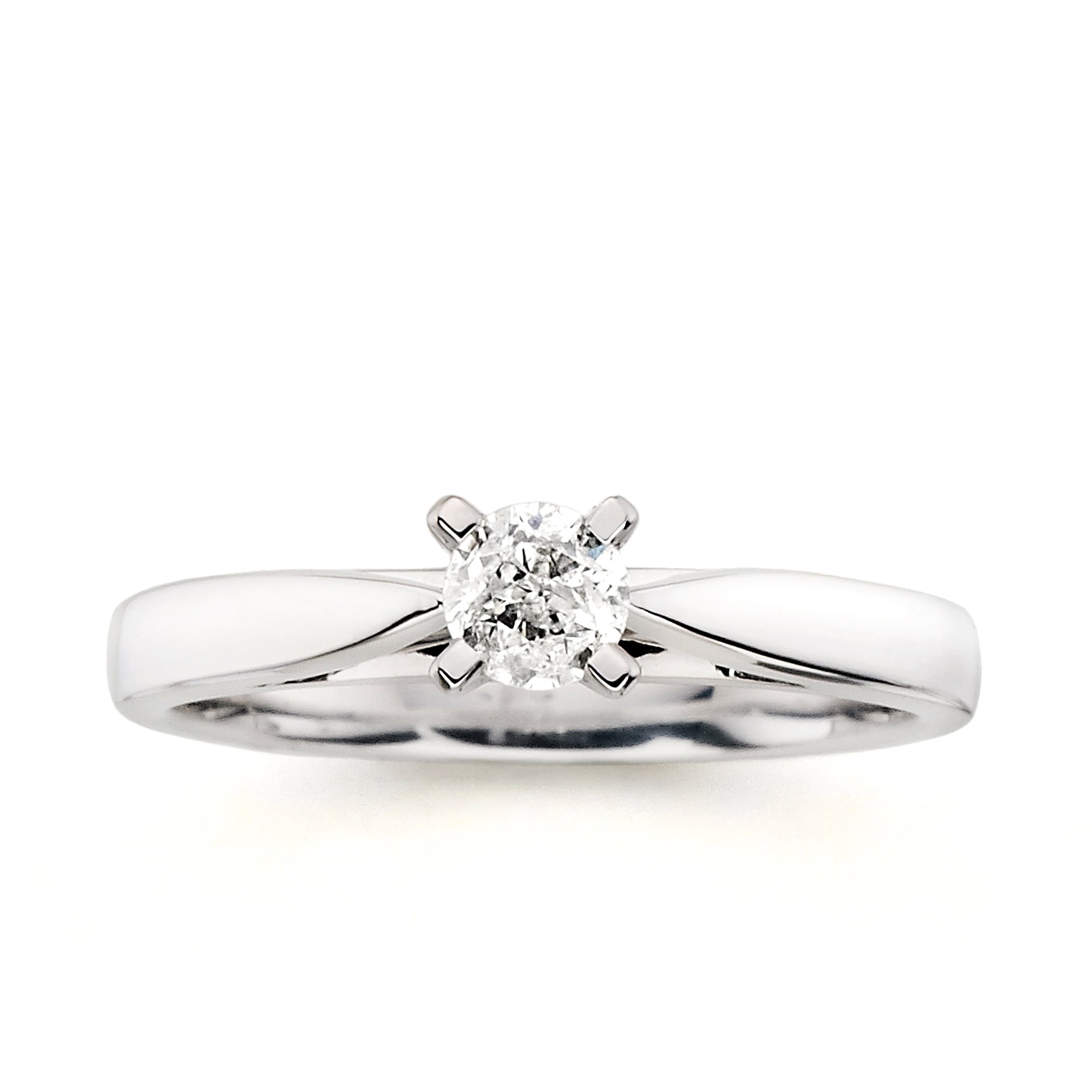 Round Cut Natural Certified Diamond Solitaire,Real 1 Ct Round Brillian –  Forever For Love