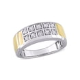 thumbnail image 1 of Everly Men's Diamond 10k Yellow Gold Wedding Ring, 1 of 7