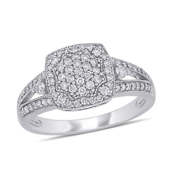 Everly Women's Diamond 10K White Gold Engagement Ring