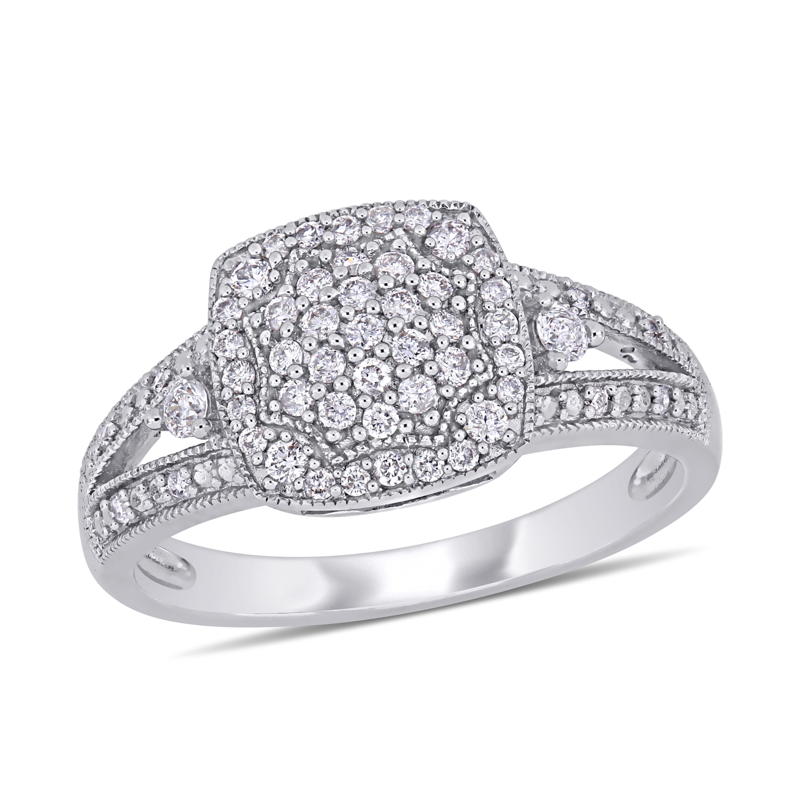 Everly Women's Diamond 10K White Gold Engagement Ring