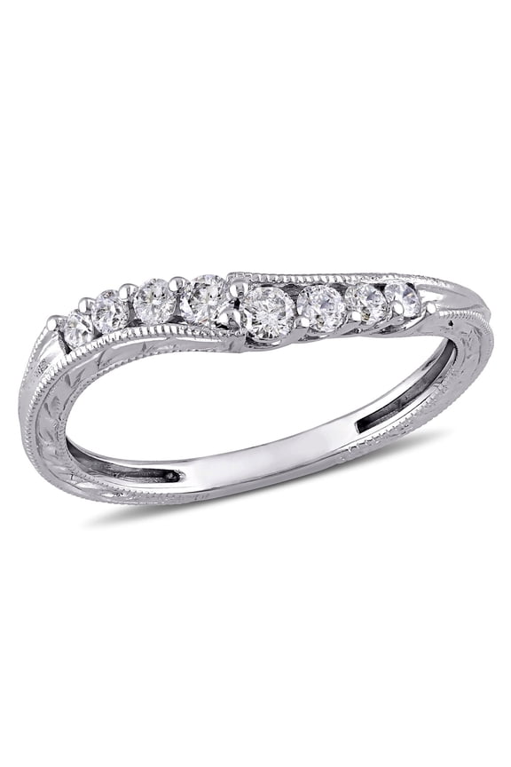 Women's Diamond 14k White Gold Wedding Ring