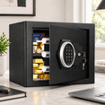 1.3 Cuft Small Home Security Safe Box with Digital Keypad and Emergency ...