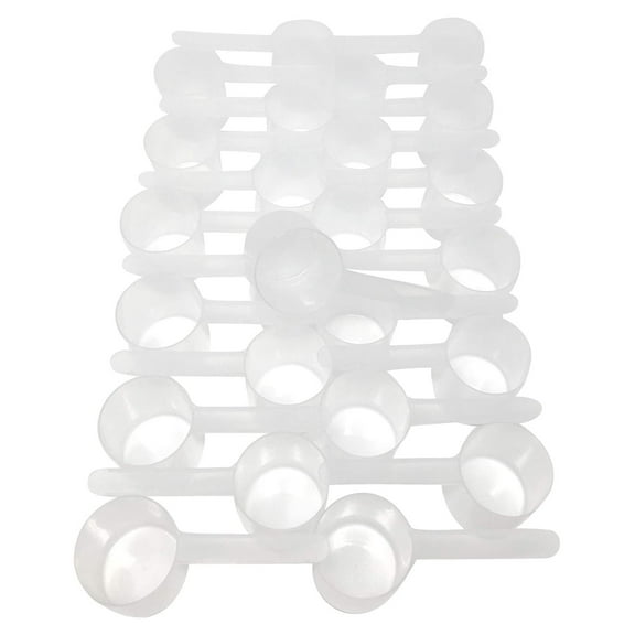 1/3 Cup (80 mL | 2.7 Oz.) Long Handle for Measuring Coffee, Pet Food, Grains, Protein, Spices and Other Dry Goods (Pack of 100)