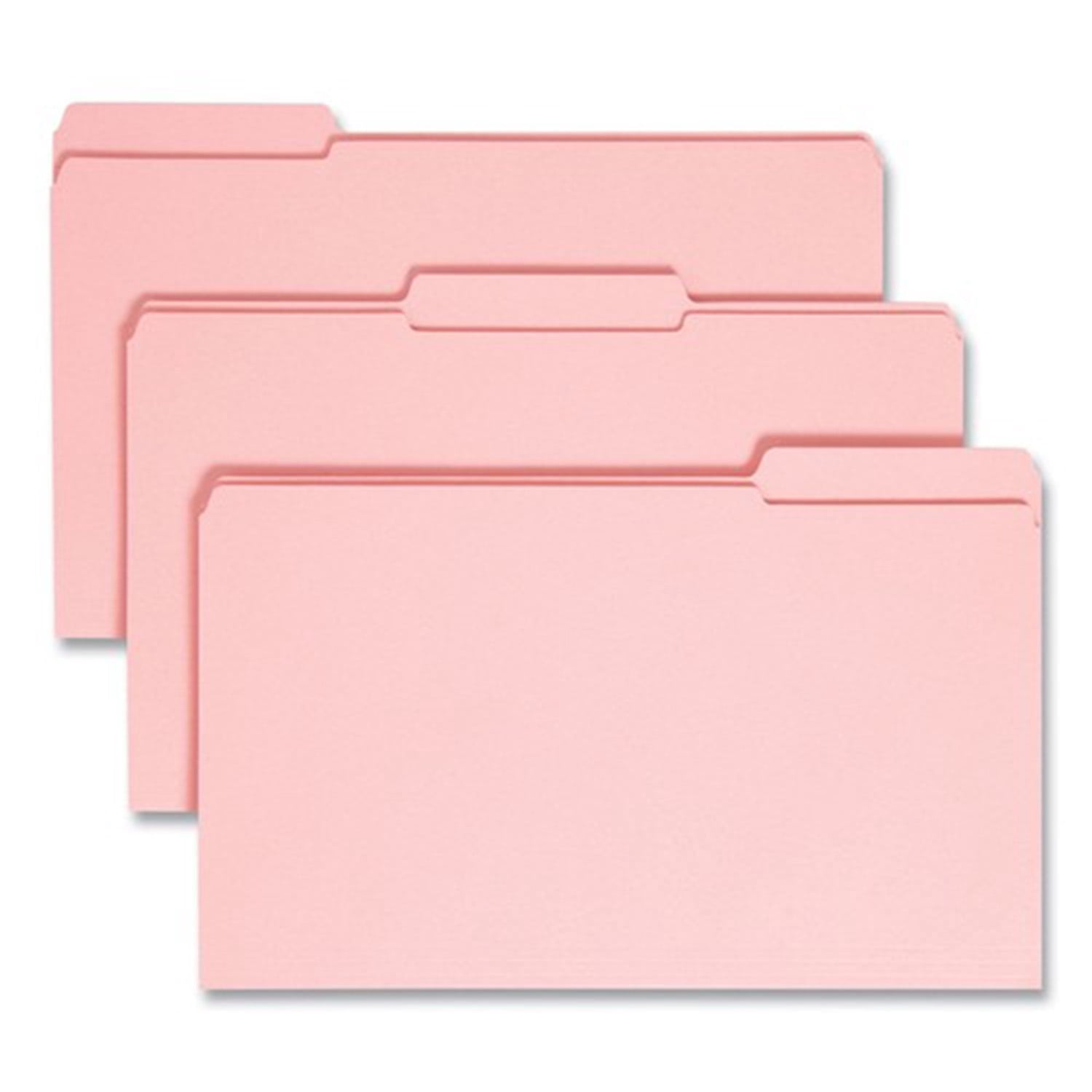 Business Source Legal Size File Folders - 1/3 Cut Tab, Colored Blue, 25-Pack (99719) 2 thumbnail image