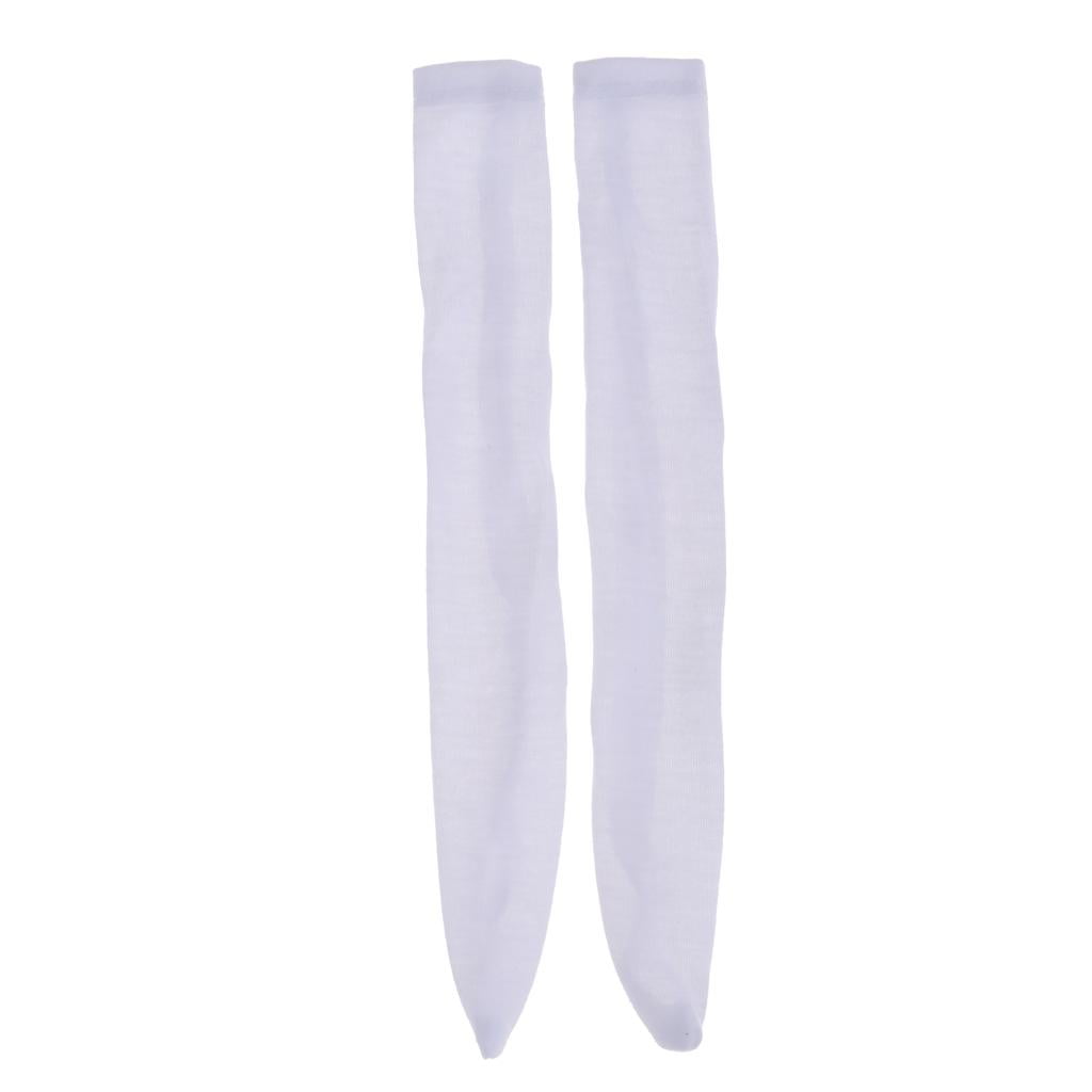 1/3 Doll Long Socks Stockings White for Night Lolits Clothes Accs