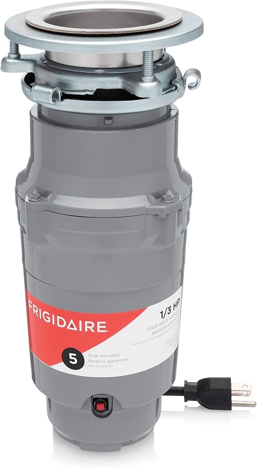 Frigidaire 1/3 HP Food Waste Disposer, Compact Garbage Disposal, Torque ...