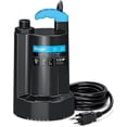 thumbnail image 1 of 1/3 HP Submersible Water Pump, 2250GPH Thermoplastic Sump Pump Basement Portable Electric Utility Water Pump Removal for Pool Draining Basement Hot Tubs Garden Pool Cover Pond, 1 of 4