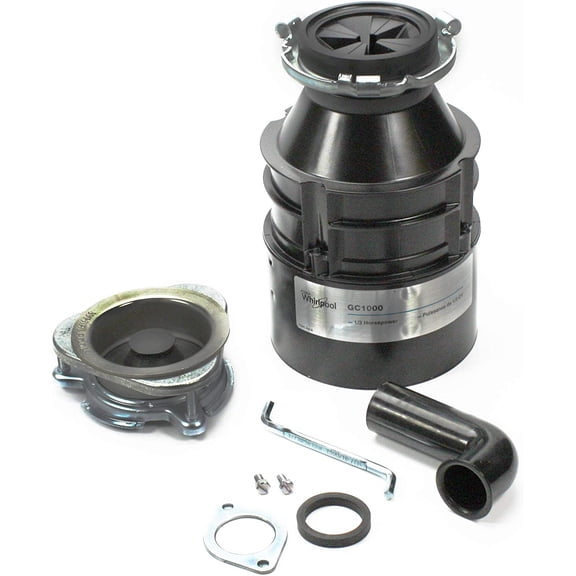 1/3 Hp Continuous Feed In Sink Disposer, Black