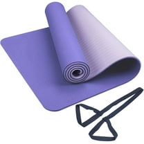 1/3 Inch (8mm) Extra Thick Exercise Workout Yoga Mat with Carrying Strap