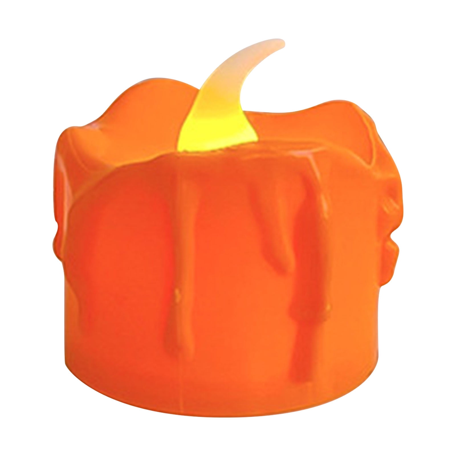 1.3 Inch Mini Christmas Flameless Candle Light, Orange LED Candle ...