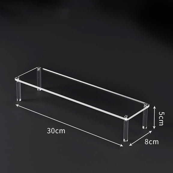 1-3 Layers Acrylic Display Stand Perfume Figurine Transparent Storage Rack