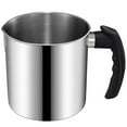 thumbnail image 1 of 1.3 Liter Candle Making Pouring Pot 44 Oz Stainless Steel Wide Mouth Wax Melting with Heat Resistant Handle, 1 of 7