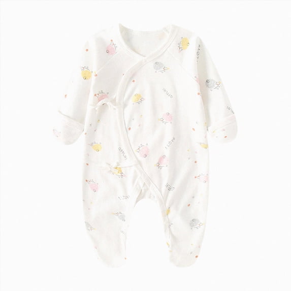 1-3 Months Newborn Baby Cotton Bear Casual Long Sleeve Bodysuit Boy's Girl's Clothing