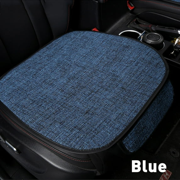 1/3 PCS Front Rear Car Seat Cover Breathable Linen Pad Chair Cushion Set Universal
