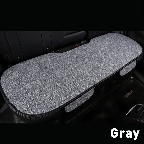 1/3 PCS Front Rear Car Seat Cover Breathable Linen Pad Chair Cushion Set Universal
