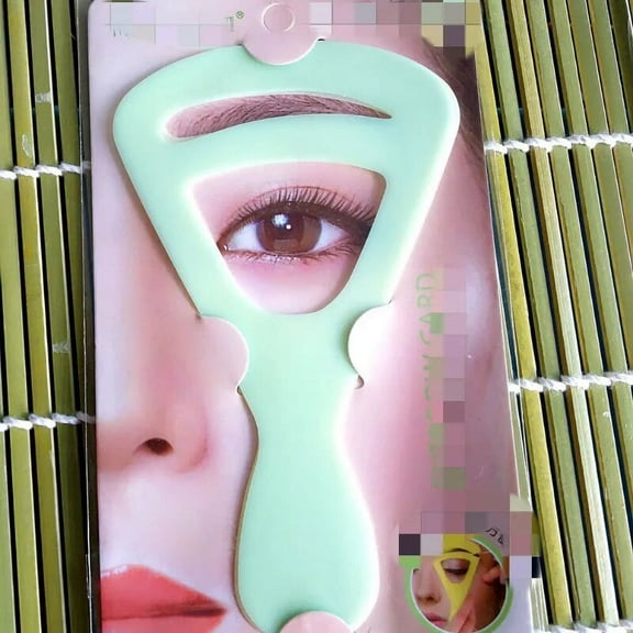1-3 Set Eye Makeup Stencils Thrush Card Eye Brow Makeup Mold Eyebrows Artifact Aid Thrush Easy Drawing Card Accessories 2Styles