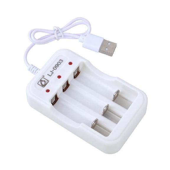 1-3 Slots Smart Charger Led Indicator Intelligent Battery Charger Adapter for AA/AAA Ni-MH NiCd Rechargeable Batteries