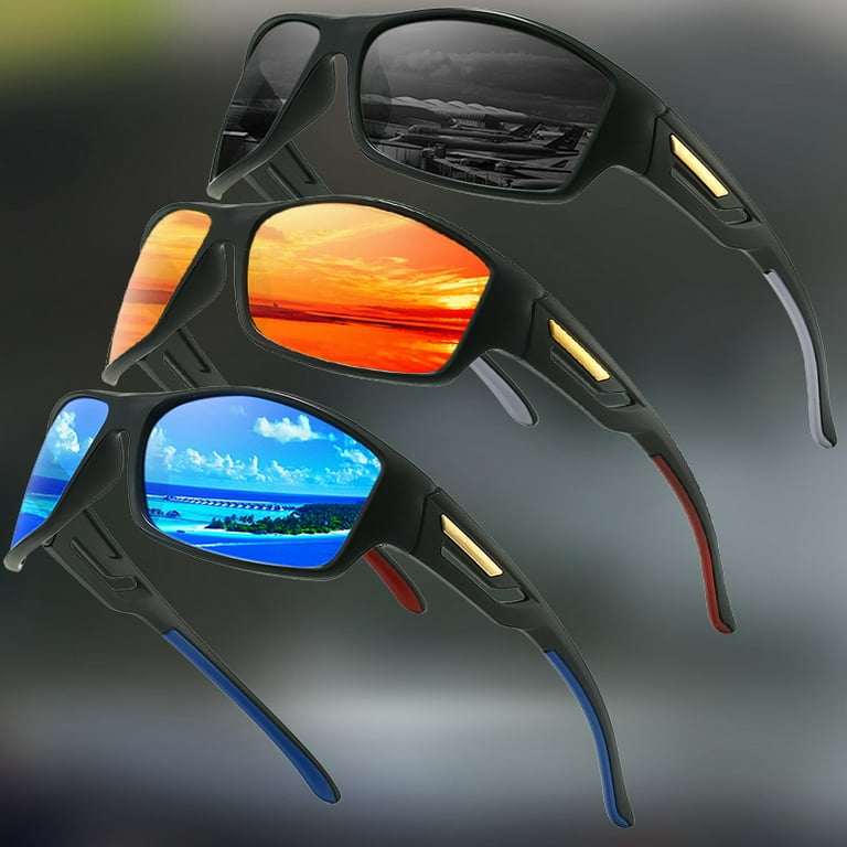 1/3 Sports Polarized Sunglasses Camouflage Wraparound Frame