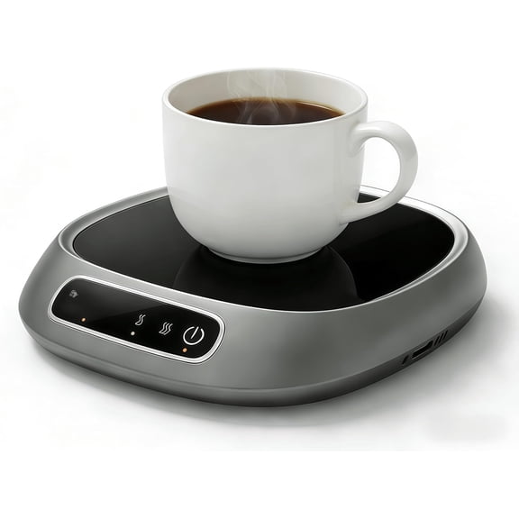 1.3-Temperature Smart Coffee Mug Warmer for Desk - Wireless Rechargeable Beverage Heater with Auto Shut Off & Timer | Silent Office Essential for Coffee/Tea Lovers