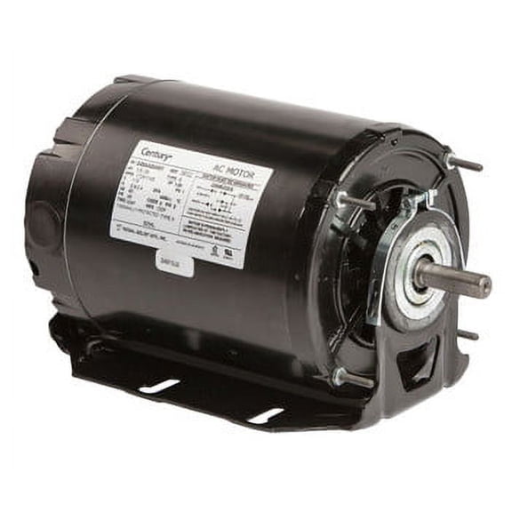 1/3 hp 1725 RPM 2-SPD 48 Frame 115V Belt Drive Blower Motor Ball Brg Century # 925AL