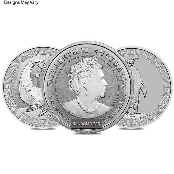 1/3 oz Platinum Coin Random Mint .999+ Fine BU/Proof