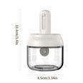thumbnail image 1 of 1/3 pcs Glass Seasoning Bottle With Telescopic Spoon Household Kitchen Salt Storage Box Leak Proof and Moisture-proof, 1 of 8