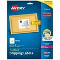 thumbnail image 1 of 1/3" x 4" 60ct TrueBlock Shipping Labels White: Printable Mailing & Address Labels for Printers, 1 of 6