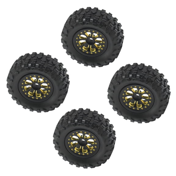1/30 SCX30 Alloy Wheel Tire Set For Enhanced Off-Road Stability