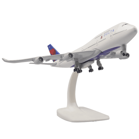 1/300 Delta B747 Plane Model Simulation Airplane Model Aircraft for Collection Gift TAPDRA Spare Part