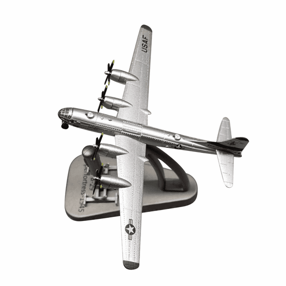1/300 Scale US B29 B-29 Superfortress Air Fortress Bomber Model with Missile Model Display Toys