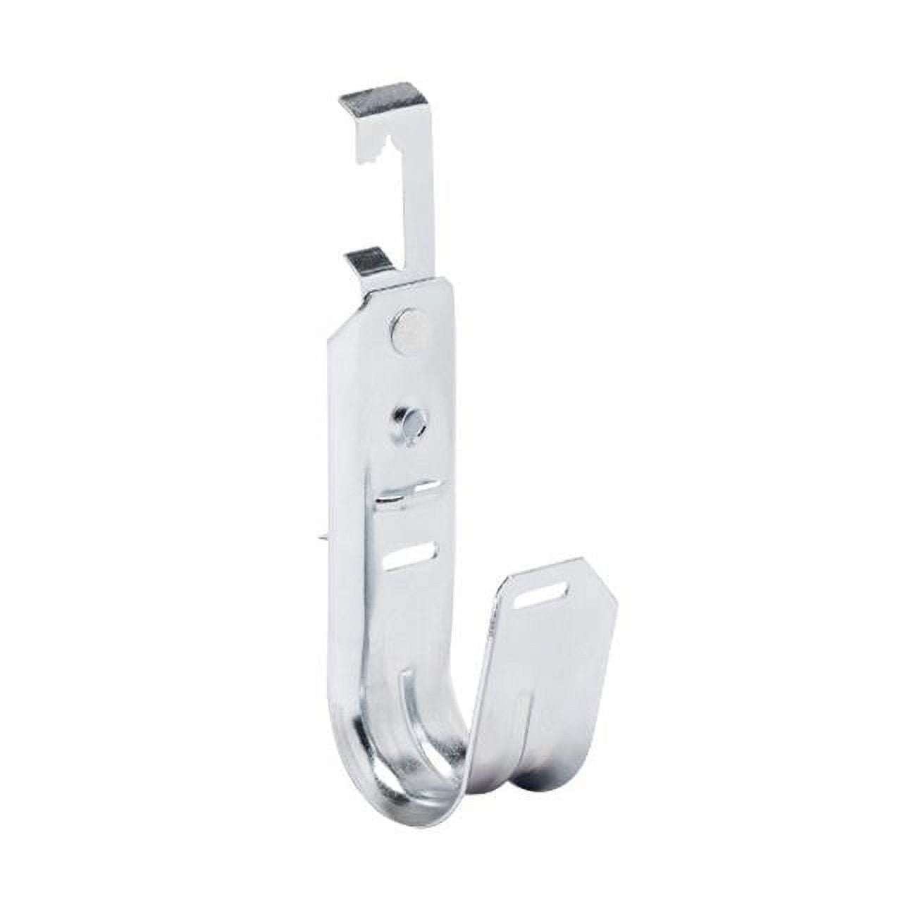 1 - 31 in. Galvanized Steel Universal Batwing J-Hooks for Cable Support & Wire Management, Attaching To Ceiling Wire or Threaded Rod - Pack of 25