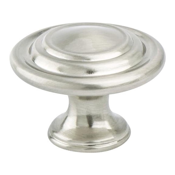 1.312 in. dia. Advantage Plus 4 Knob with Brushed Nickel