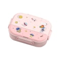 thumbnail image 1 of 1 316 stainless steel insulated lunch box Fresh Preservation Case Fridge Organizer For Daily Use Pink, 1 of 8