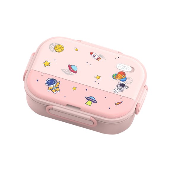 1 316 stainless steel insulated lunch box Fresh Preservation Case Fridge Organizer For Daily Use Pink