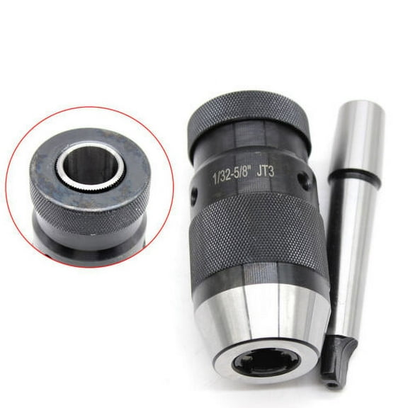 1/32-5/8" JT3 MT2 Jacob Taper High-carbon Steel / Drill Press Keyless Chuck