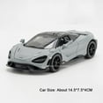 thumbnail image 1 of 1:32 720S 765LT Model Toy Supercars Alloy Diecast Collection Sports Cars Doors Opened Pull Back Sound Light for Children Gifts, 1 of 10