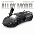 thumbnail image 1 of 1: 32 Scale 720S Alloy Model Toys Diecast Car Doors Opened Sound Light Pull Back Miniature Vehices Desktop Collection Ornaments, 1 of 9