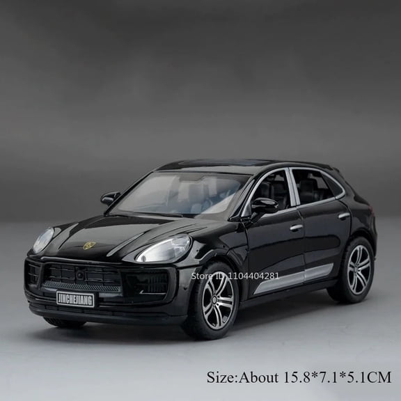 1:32 911 GT3 RS Macan Alloy Sports Car Diecast Model Toys Ornament Doors Opened Sound Light Pull Back Vehices Kids Festival Gift