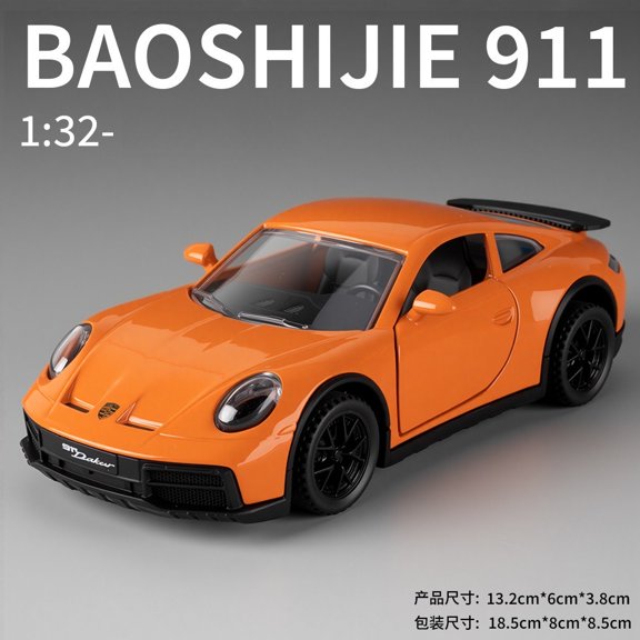 1:32 911 sports car Alloy Car Diecast & Toy Vehicles Metal Toy Car Model Collection Simulation Children Gift