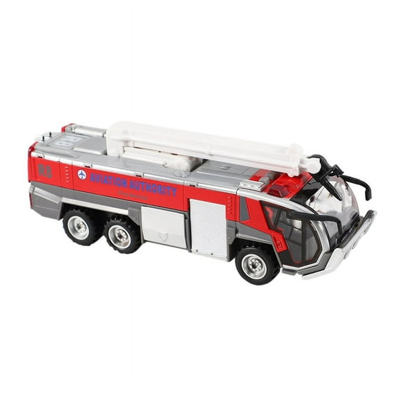 1:32 Airport Fire Truck Fire Engine Electric Die-Cast Engineering Vehicles Car Model T y19640
