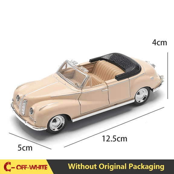 1:32 Alloy Diecast Mustang GT Classic Vintage Car Model Pull Back Car Miniature Vehicle Replica For Collection Gift for Kid